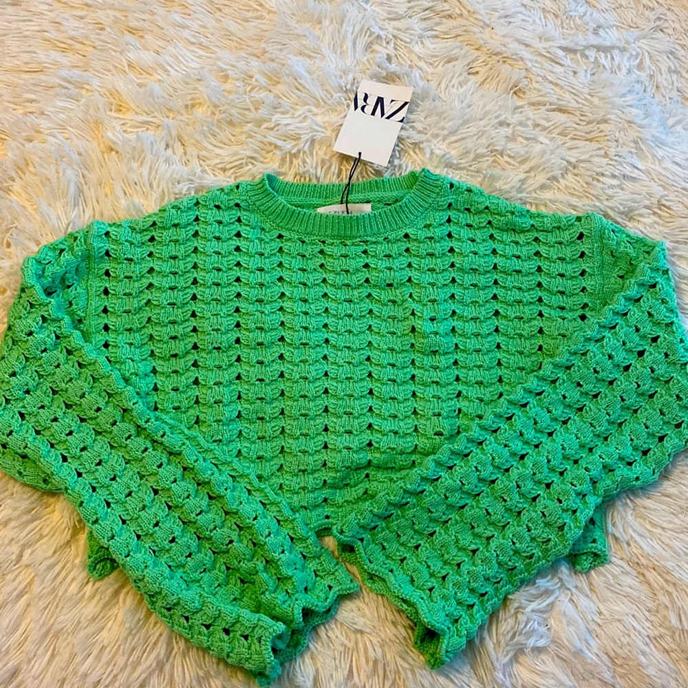 Green Zara Sweater